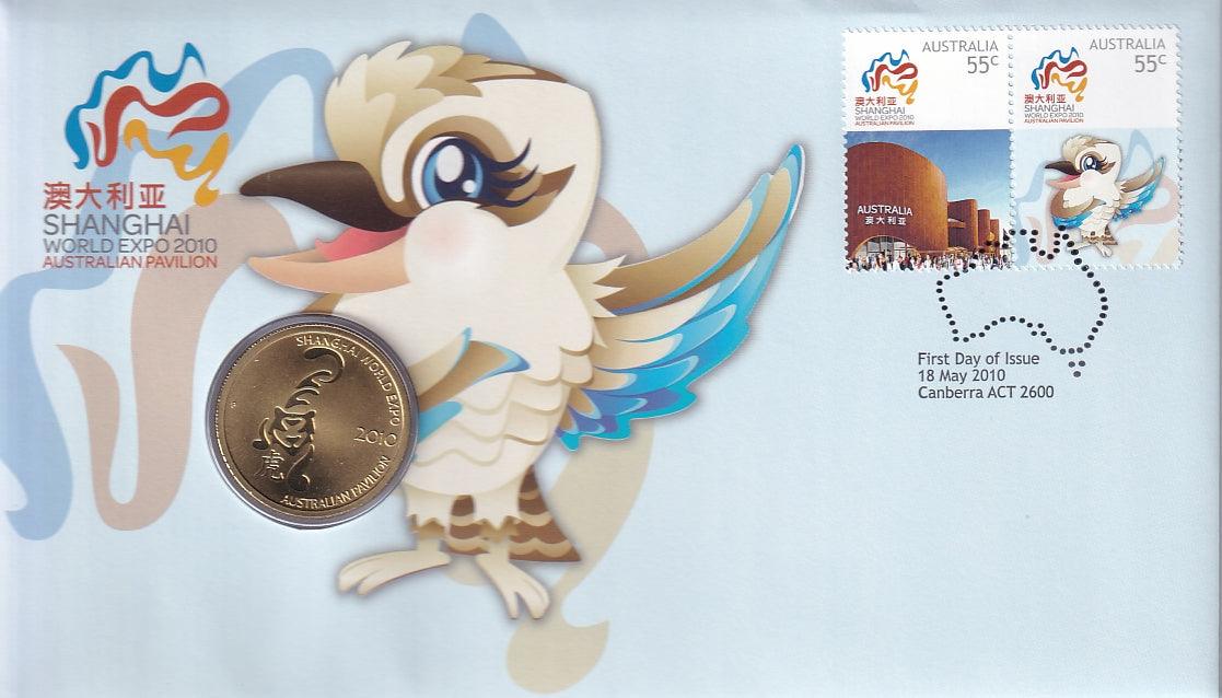 2010 Perth Mint PNC - Shanghai World Expo (Australian Pavilion) - Loose Change Coins