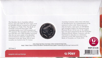 2010 PNC - Australia Remembers - Lost Soldiers of Fromelles - Loose Change Coins