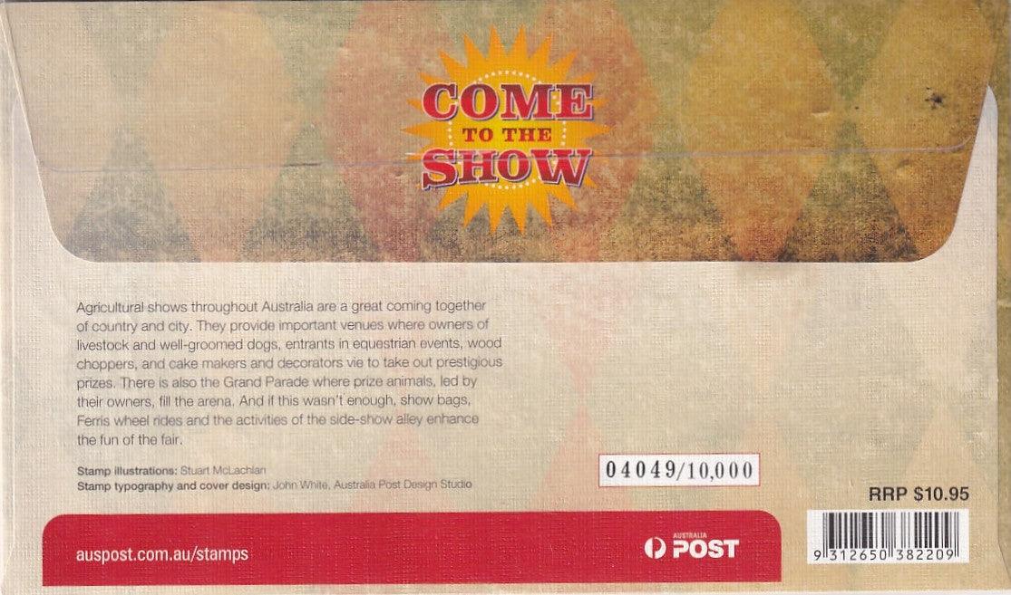 2010 Prestige FDC - "Come to the Show" Agricultural Shows - Loose Change Coins