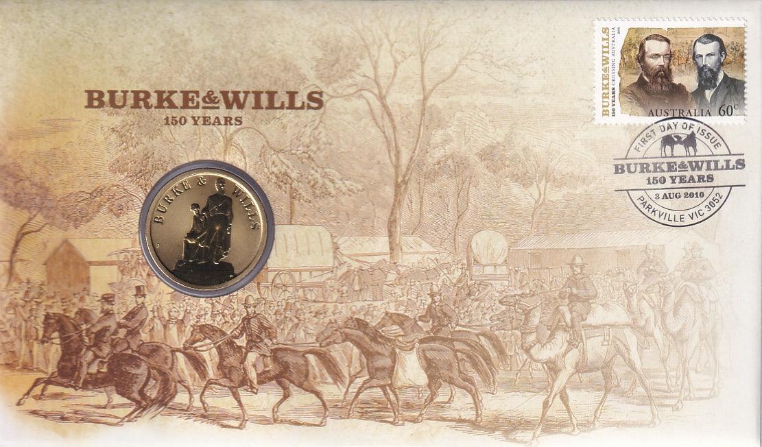 2010 Perth Mint PNC - Burke & Wills 150th Anniversary - Loose Change Coins