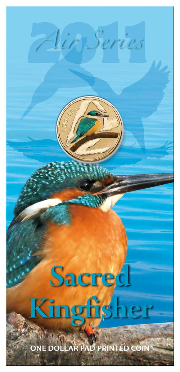 2011 Australian $1 Coin - Air Series - Sacred Kingfisher - Loose Change Coins