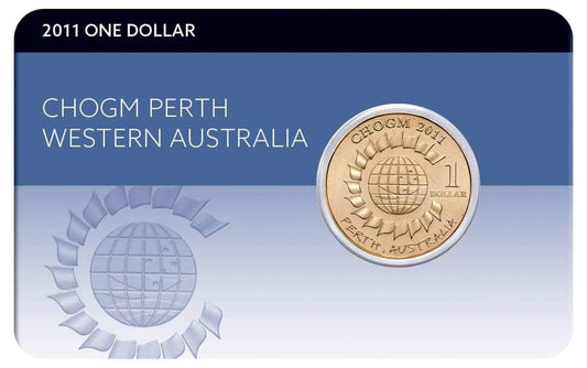 CHOGM 2011 $1 Al-Br Coin Pack - Loose Change Coins