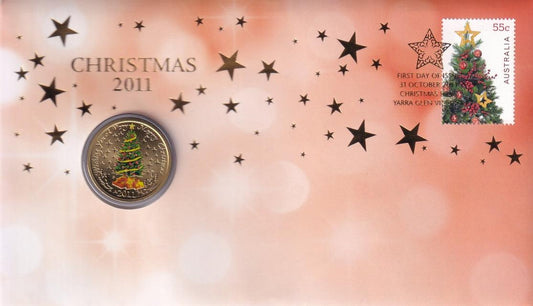 2011 Perth Mint PNC - Christmas 2011 - Loose Change Coins