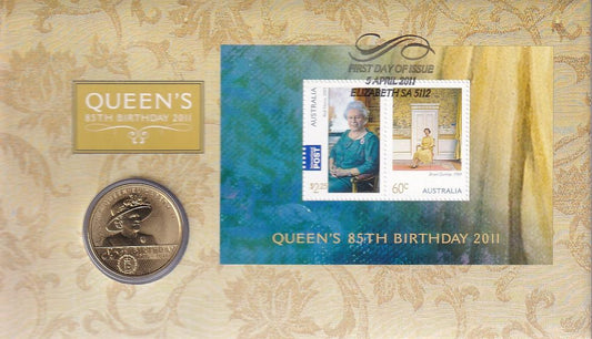 2011 Perth Mint PNC - Her Majesty Queen Elizabeth II 85th Birthday - Loose Change Coins