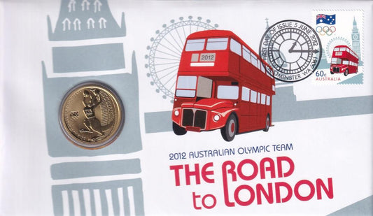 2012 Perth Mint PNC - Australian Olympic Team - Road to London #6959 of 20,000 - Loose Change Coins