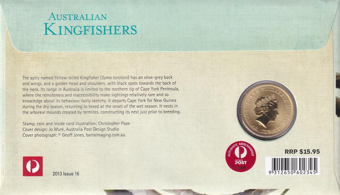 2013 Perth Mint PNC - Australian Kingfishers - Yellow-billed Kingfisher - Loose Change Coins