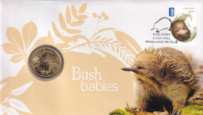 2013 Perth Mint PNC - Bush Babies II - ECHIDNA - Loose Change Coins