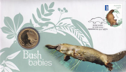 2013 Perth Mint PNC - Bush Babies II - PLATYPUS - Loose Change Coins