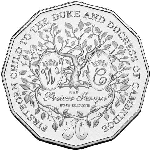 2014 PNC - Royal Christening - HRH Prince George - Loose Change Coins
