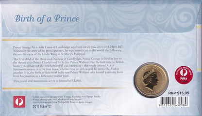 2013 Perth Mint PNC - HRH Prince George - Loose Change Coins