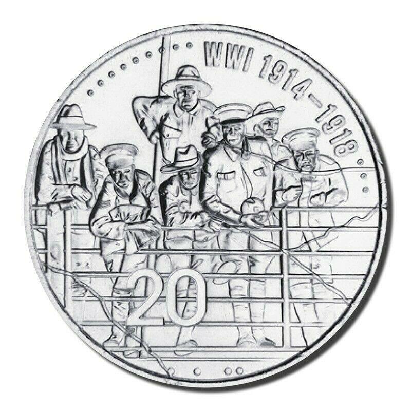2015 ANZACS Remembered - Anzacs Remembered 1914-1918 - Loose Change Coins