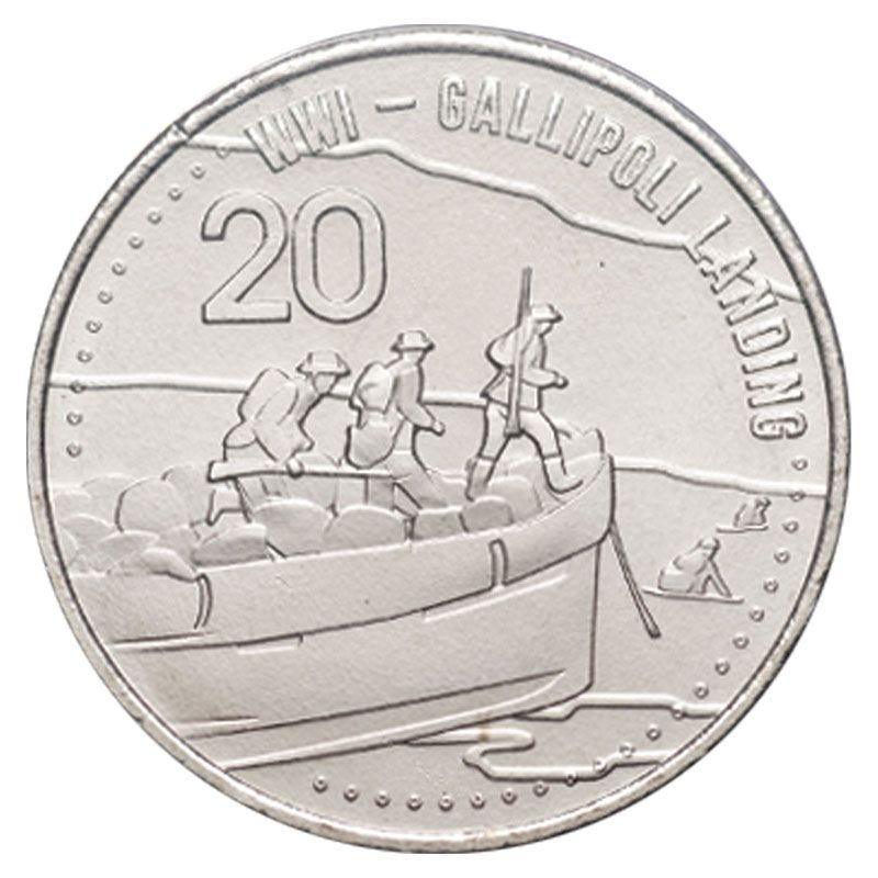 2015 ANZACS Remembered - Gallipoli Landing - Loose Change Coins