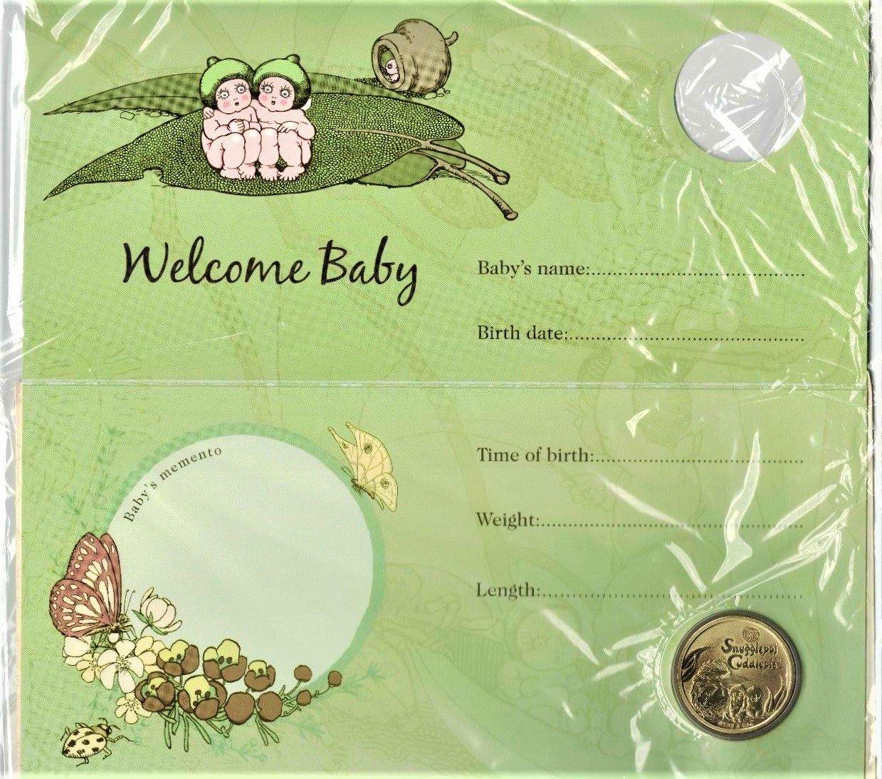 2015 PNC - Snugglepot and Cuddlepie - Baby Keepsake Coin & Stamp Cover. - Loose Change Coins