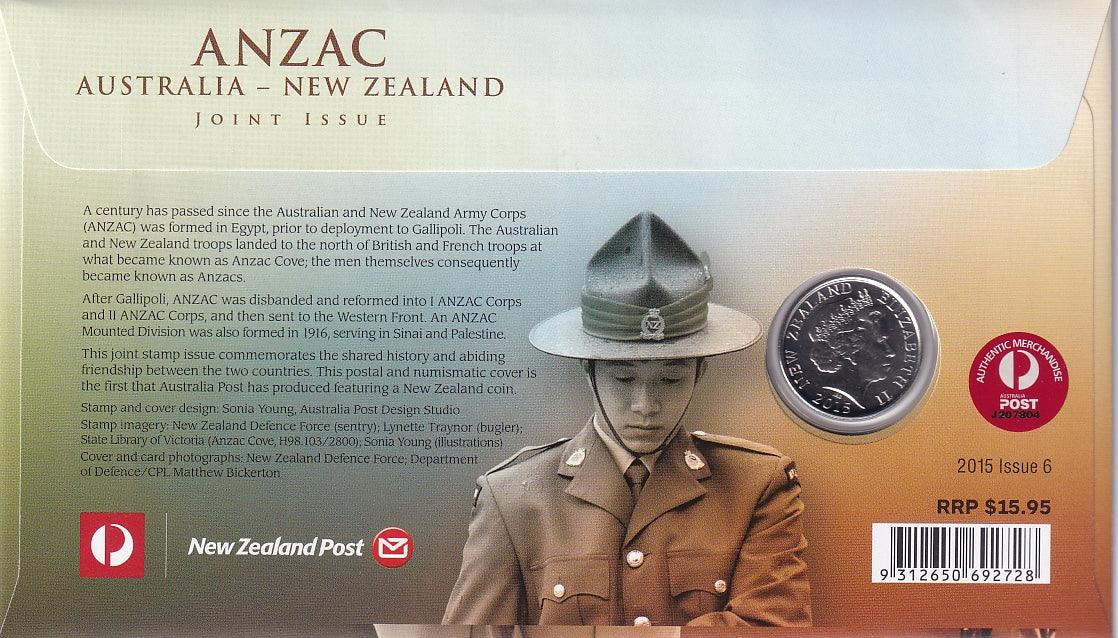 2015 Perth Mint PNC - ANZAC Australia and N.Z. Joint Issue - Loose Change Coins