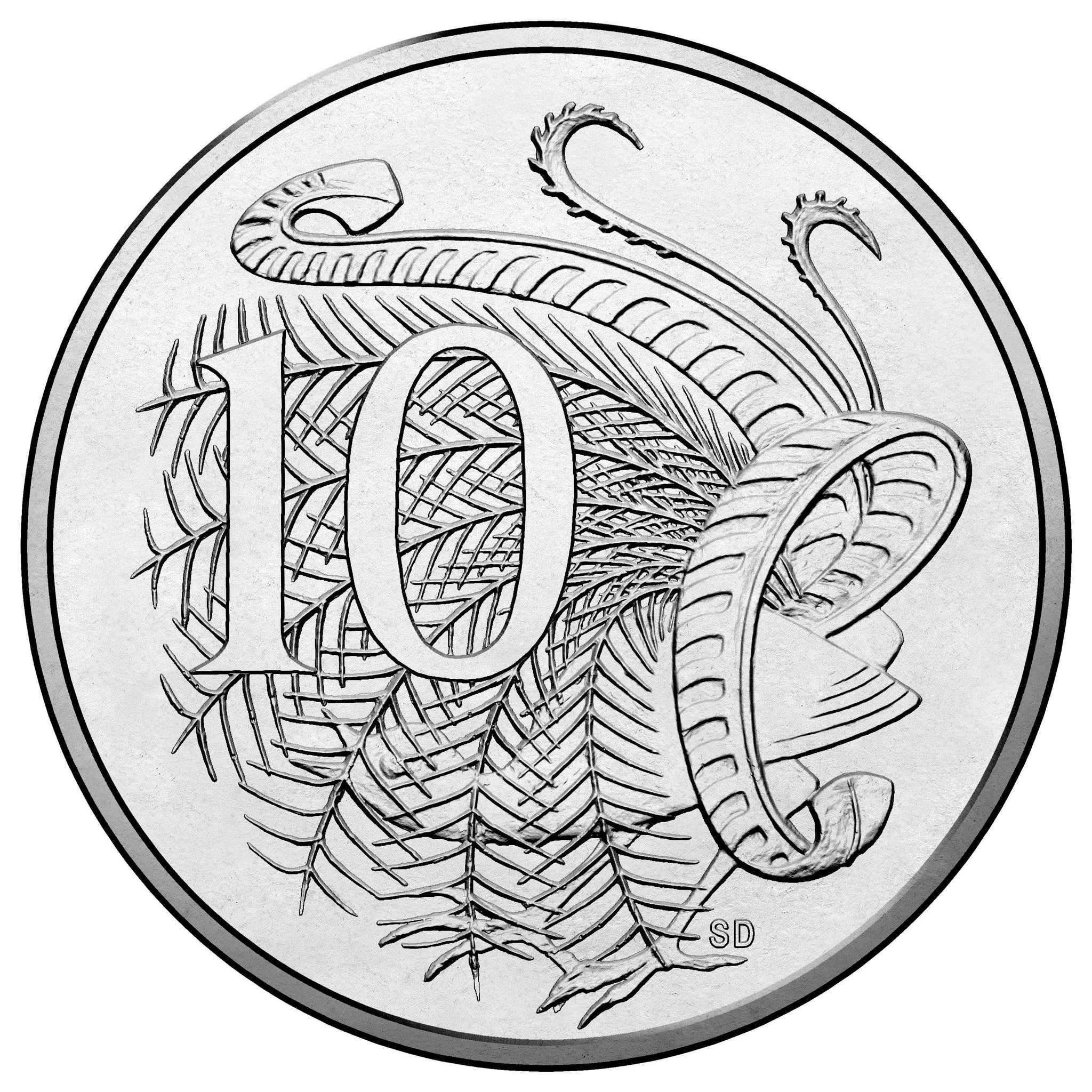 2016 Australian 10 Cent Coin - 50th Anniversary of Decimal
