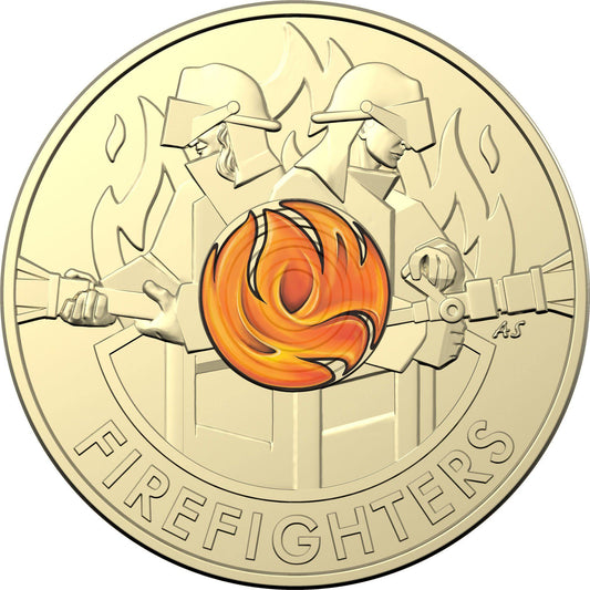 2020 Australian 2 Dollar Coin - Australia's Firefighters - UNCIRCULATED from RAM Roll - Loose Change Coins
