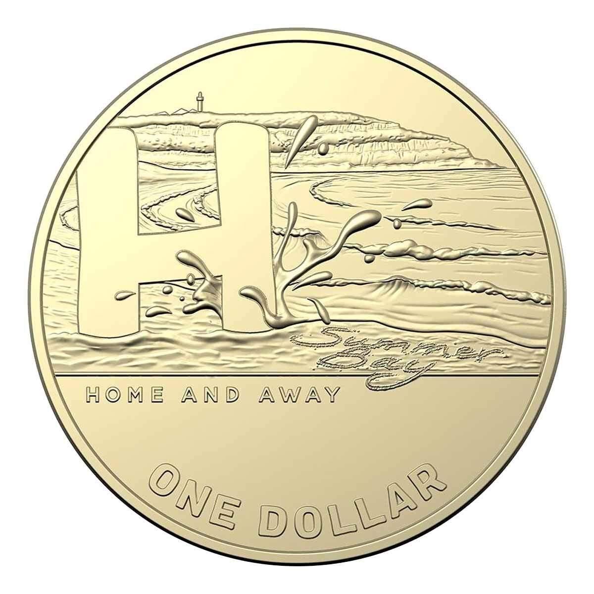 2021 $1 Home and Away Stamp & Coin Cover - Loose Change Coins