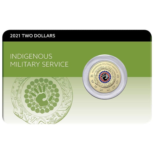 2021 $2 Coin - Indigenous Military Service - Coin Pack - Loose Change Coins