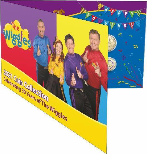 2021 Six Coin Collection Folder - 30 Years of the Wiggles – Loose