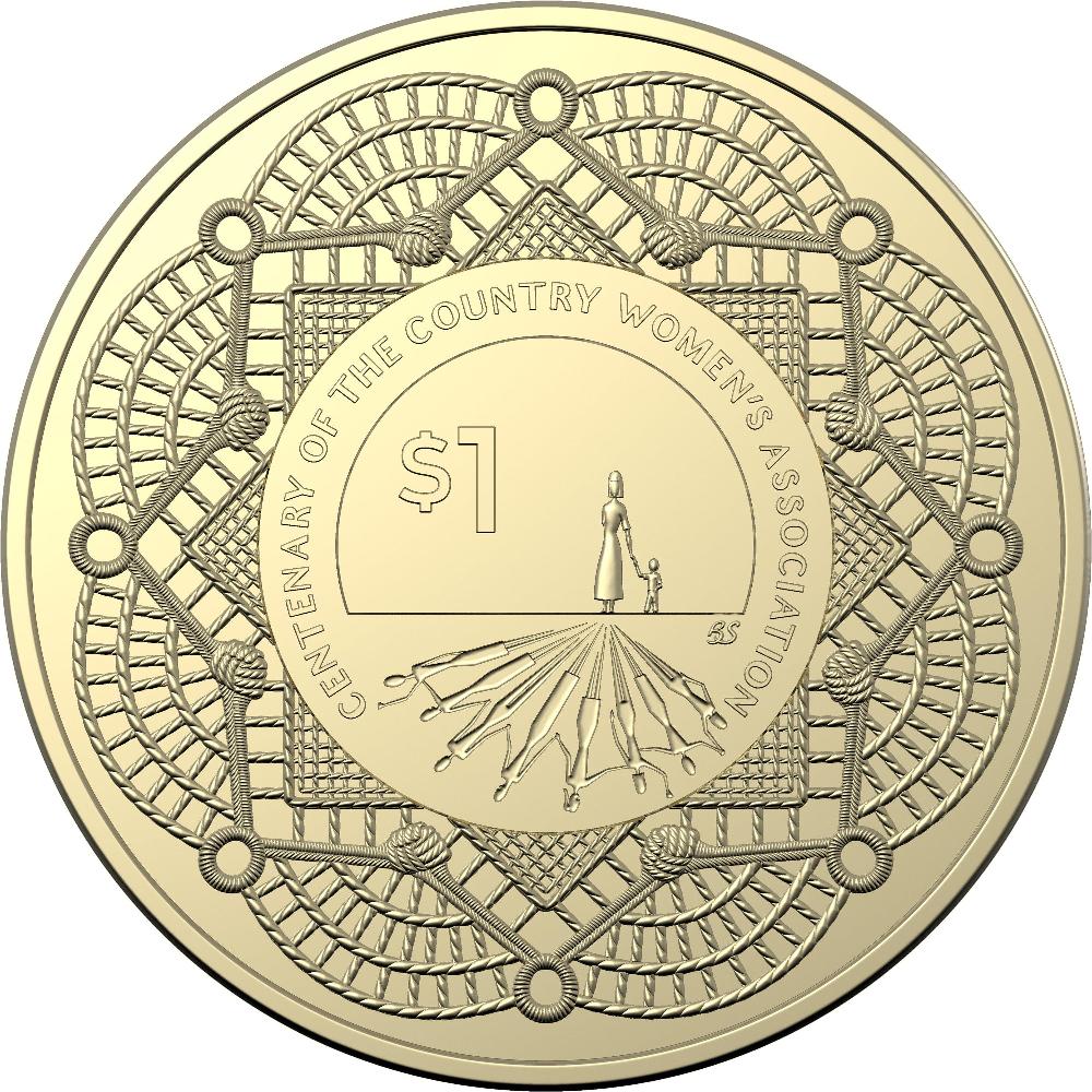 2022 $1 Uncirculated Coin - Centenary of the Country Women's Association - Loose Change Coins