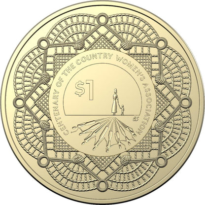 2022 $1 Uncirculated Coin - Centenary of the Country Women's Association - Loose Change Coins