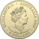 2022 $2 AlBr 'C' Mintmark Coloured Uncirculated Coin - 75th Anniversary of Peacekeeping - Loose Change Coins