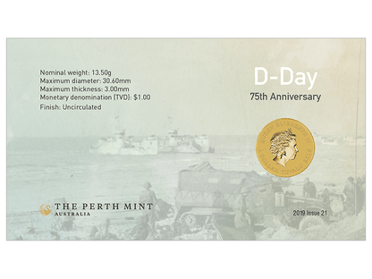2019 Perth Mint PNC - D-Day 75th Anniversary - Loose Change Coins