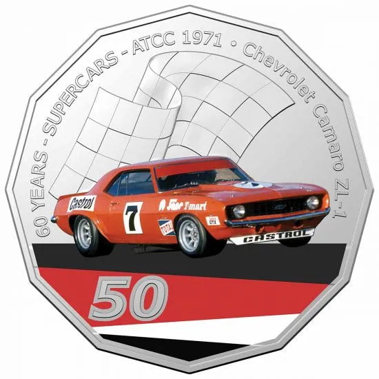 2021 PNC - Australian Supercars - 1971 Chevrolet Camaro ZL-1 - Loose Change Coins