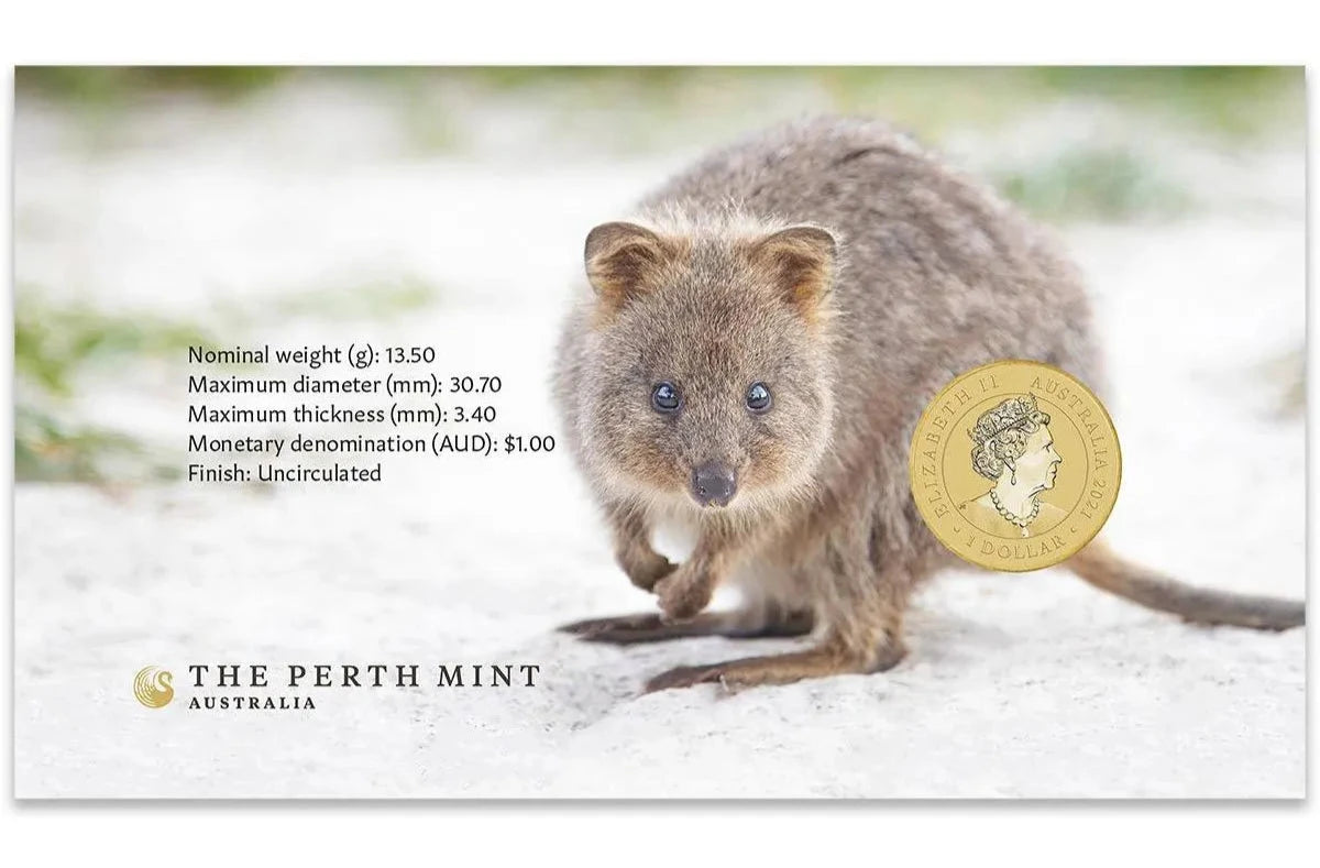 2021 Perth Mint PNC - Australian Quokka - Loose Change Coins