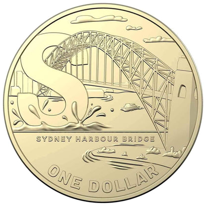 2021 $1 National Heritage Sydney Harbour Bridge Stamp & Coin Cover - Loose Change Coins