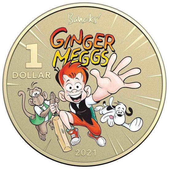 2021 PNC Set - 100 Years of Ginger Meggs - Loose Change Coins