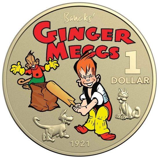 2021 PNC Set - 100 Years of Ginger Meggs - Loose Change Coins