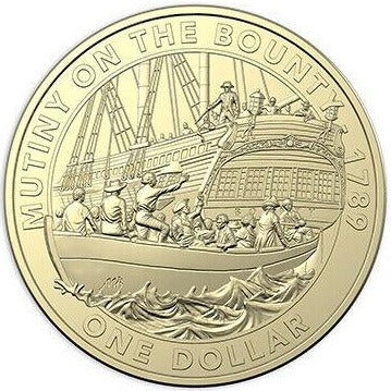 2019 Australian $1 Dollar Coin Set - MUTINY AND REBELLION SET OF 3 UNCIRCULATED CARDED COINS - Loose Change Coins