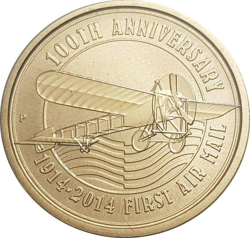 2014 Perth Mint PNC - First Air Mail 100th Anniversary - Loose Change Coins