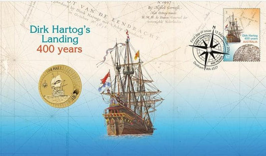 2016 Perth Mint PNC -  Dirk Hartog's Australian Landing - 400 Years - Loose Change Coins