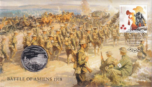2018 PNC - The Western Front - Battle of Amiens 1918 - 2018 - Loose Change Coins