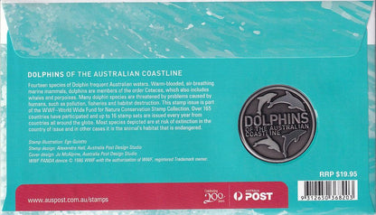 2009 PMC - Dolphins Of The Australian Coastline - Limited Edition Medallion Cover - Loose Change Coins