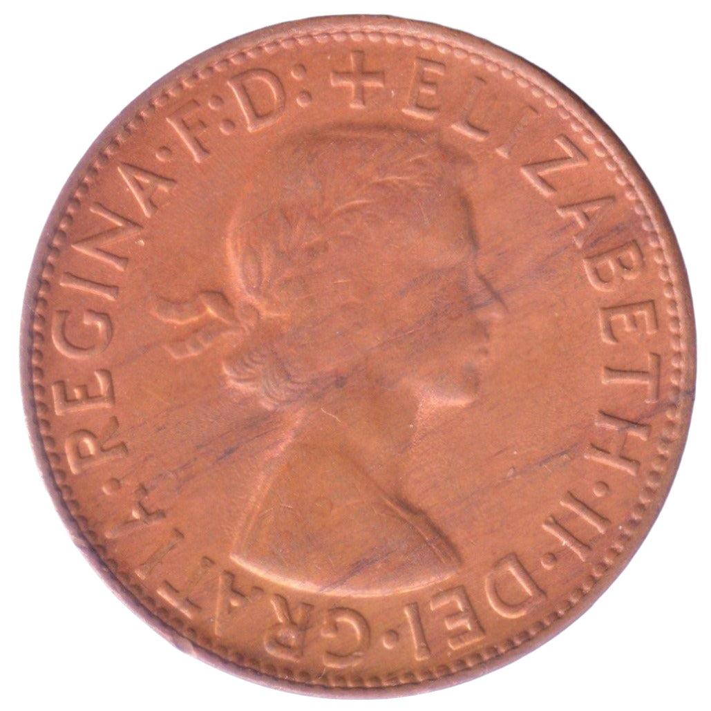 1961 Australian Penny - Extremely Fine/About Uncirculated - relatively common for period - Loose Change Coins