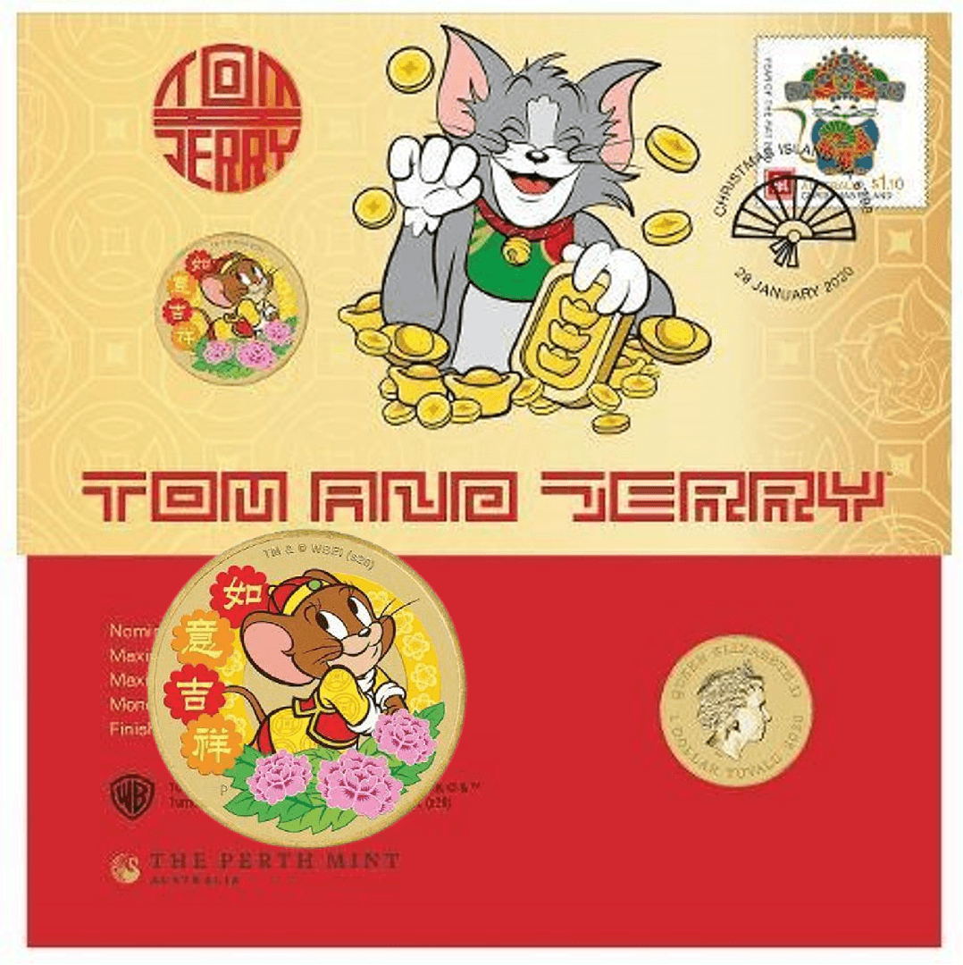 2020 Perth Mint PNC - Tom & Jerry - Loose Change Coins