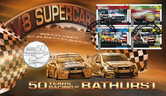 2012 PNC - V8 Supercars 50 Years Racing at Bathurst #12,631 of 15,000 - Loose Change Coins