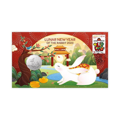 Year of the Rabbit 2023 Royal Australian Mint Postal Numismatic Cover - Loose Change Coins