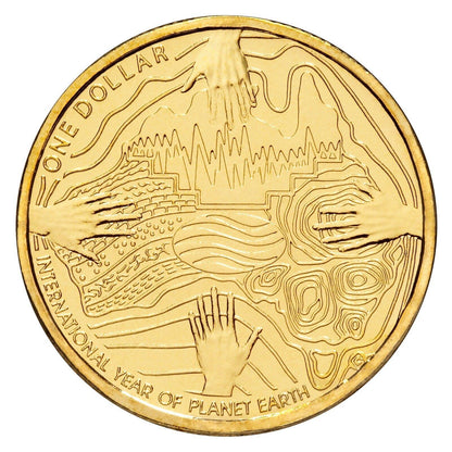 2008 Royal Australian Mint 2-Coin Uncirculated Set - International Year of Planet Earth - Loose Change Coins